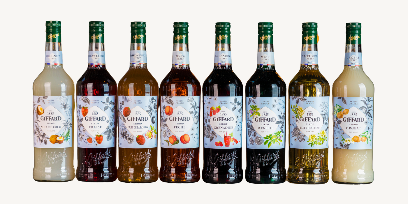 Gamme Sirops Giffard 