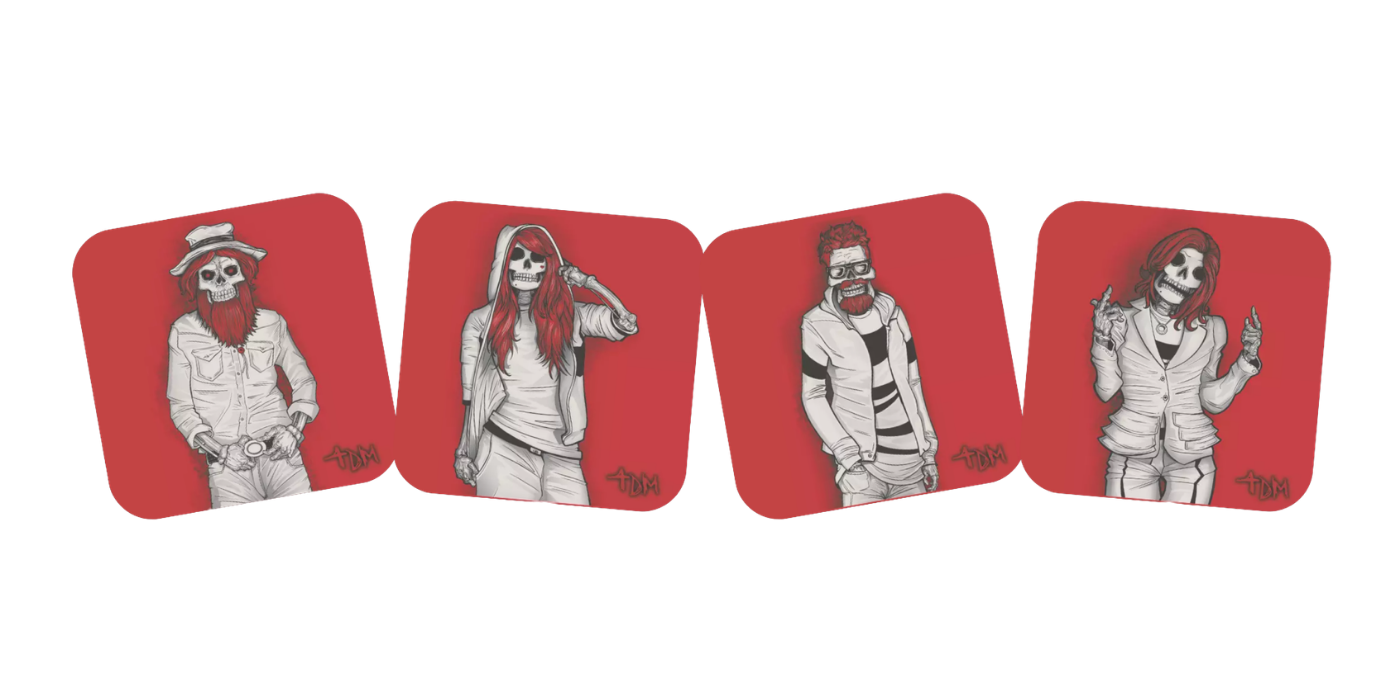 Tête de mort Red